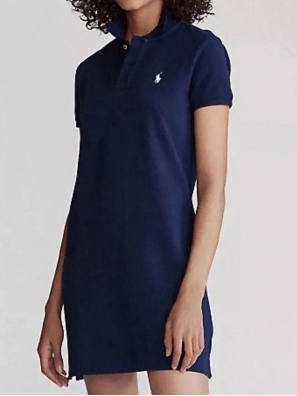 Polo Ralph Lauren • The Mesh Mini • Navy Blue • Cotton • Polo Dress • Women’s L